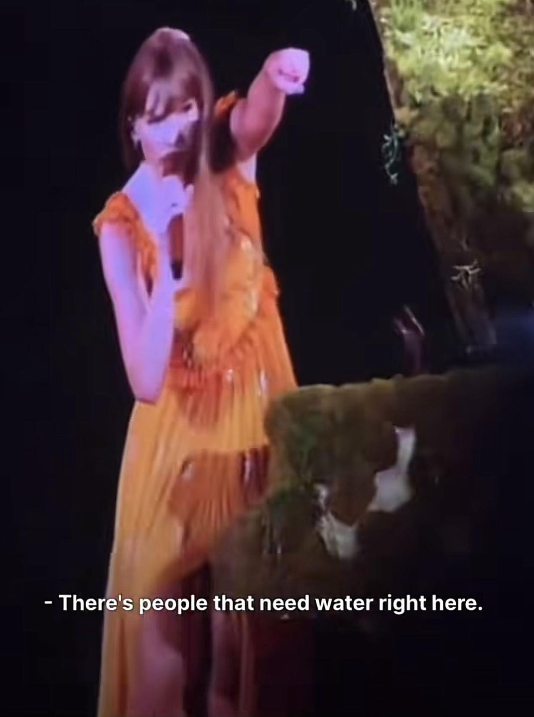 Taylor Swift podczas koncertu w Brazylii