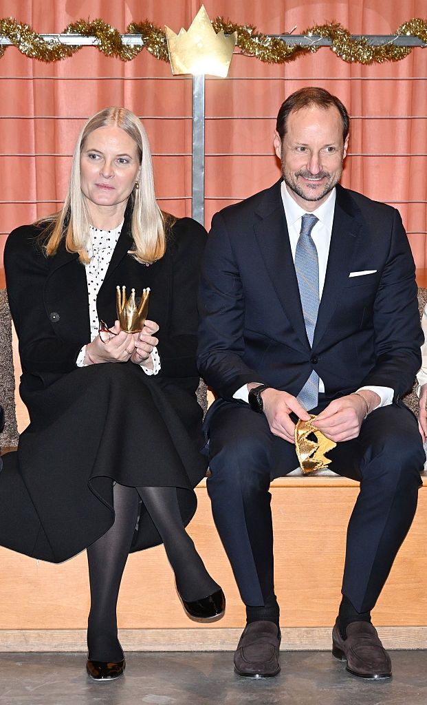 Król Haakon i królowa Mette-Marit