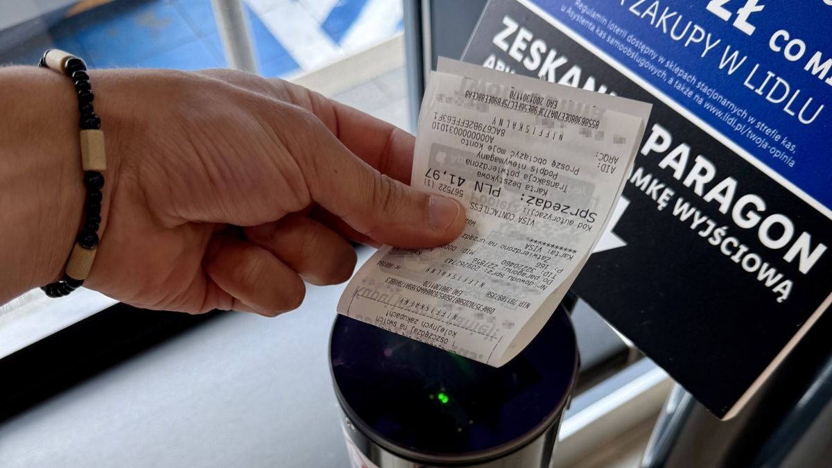 Pokazali patent na sprawne opuszczenie Lidla.