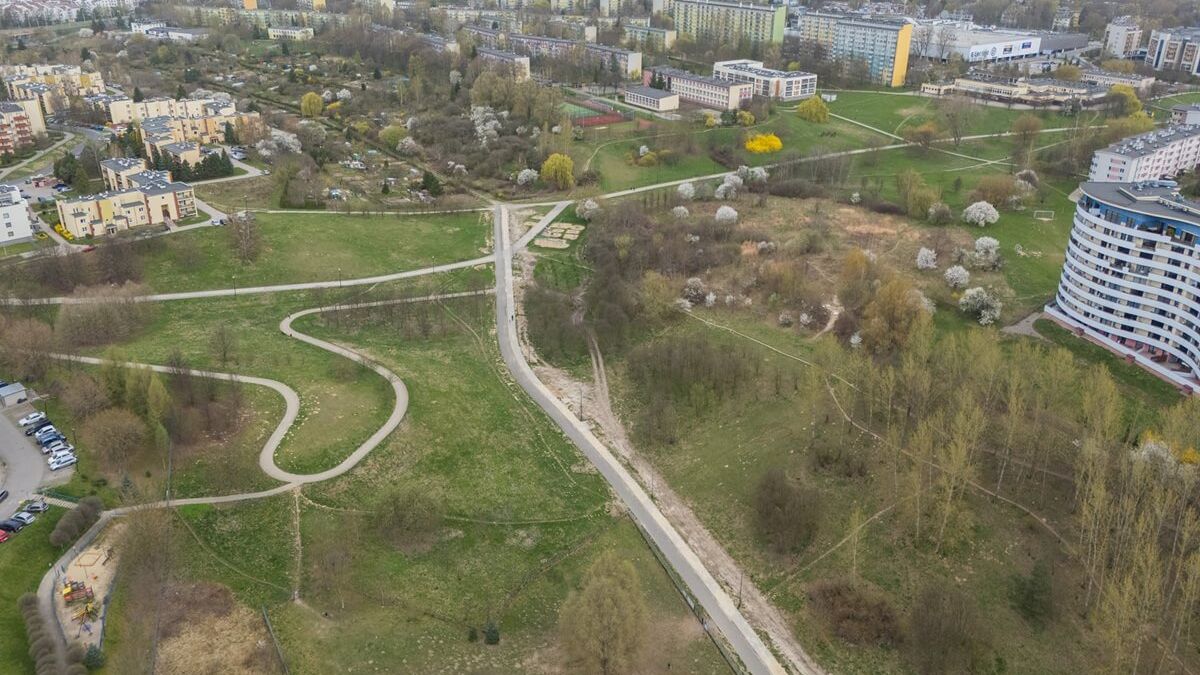 Chodnik i ścieżka rowerowa w Parku Rury zrealizowane dzięki Budżetowi Obywatelskiemu