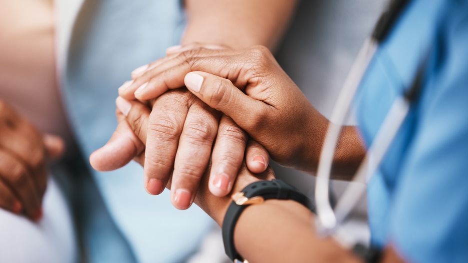 Empathy, trust and nurse holding hands with patient for help, consulting support and healthcare advice. Kindness, counseling and medical therapy in nursing home for hope, consultation and psychology
Empathy, trust and nurse holding hands with patient for help, consulting support and healthcare advice. Kindness, counseling and medical therapy in nursing home for hope, consultation and psychology.
empathy, trust, nurse, holding, home, hands, medical, patient, healthcare, support, old, hand, health, care, therapy, help, consulting, nursing, consultation, psychology, advice, hope, counseling, kind, medic, nursing home, kindness, holding hands, woman, people, doctor, house, person, talking, worker, hospital, service, social, surgery, stress, zoom, medicine, insurance, safety, staff, cancer, helping, depressed, clinic, depression
