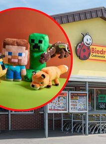 Maskotki Minecraft do kupienia w Biedronce. Ile kosztują?