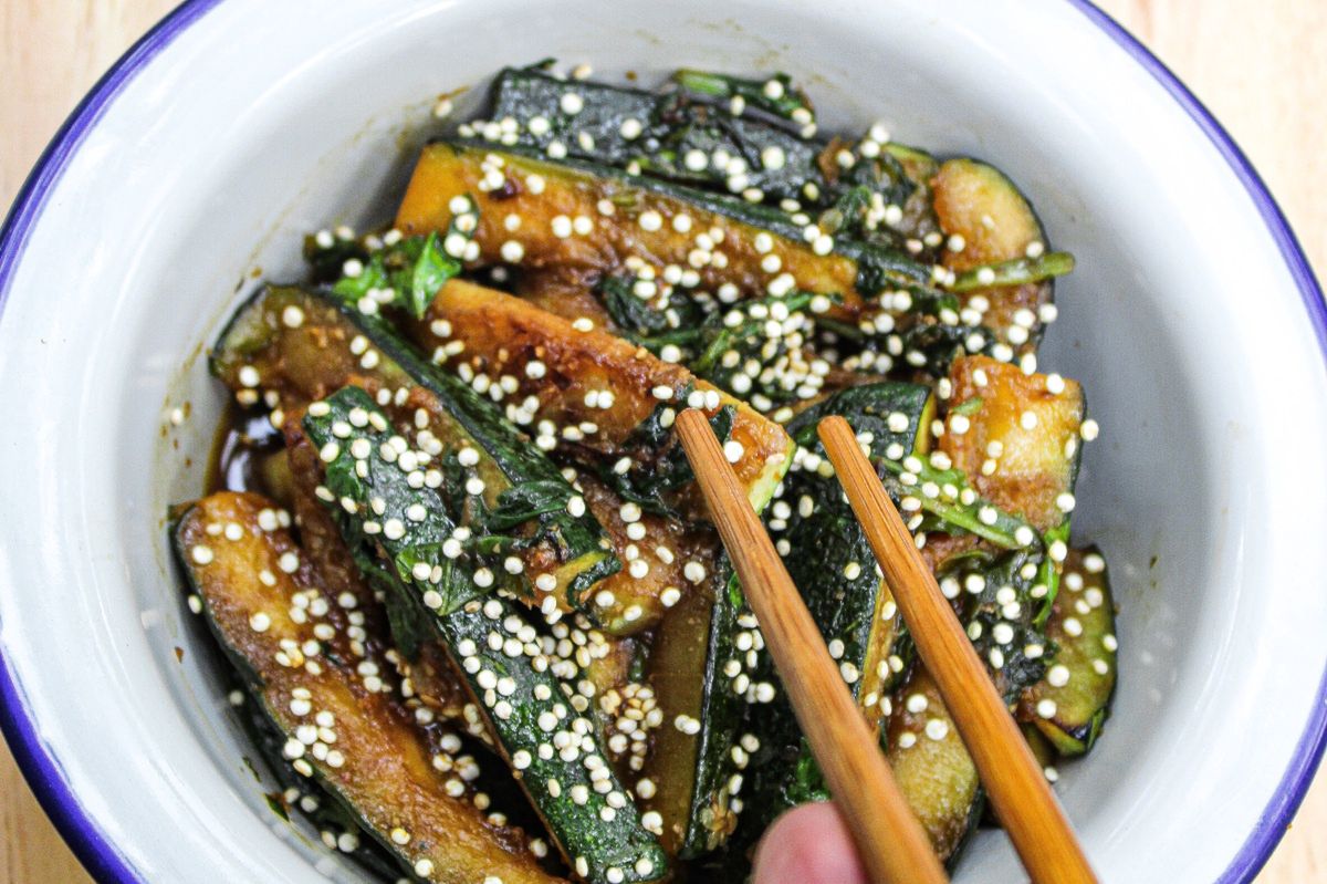 Spice up your summer with this fiery Asian-style zucchini recipe