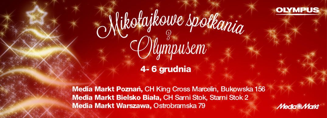 Prezentacja książki Marcina Dobasa i mikołajkowe spotkania z marką Olympus 7