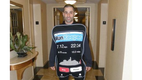 Biegnący iPhone w bostońskim maratonie 1