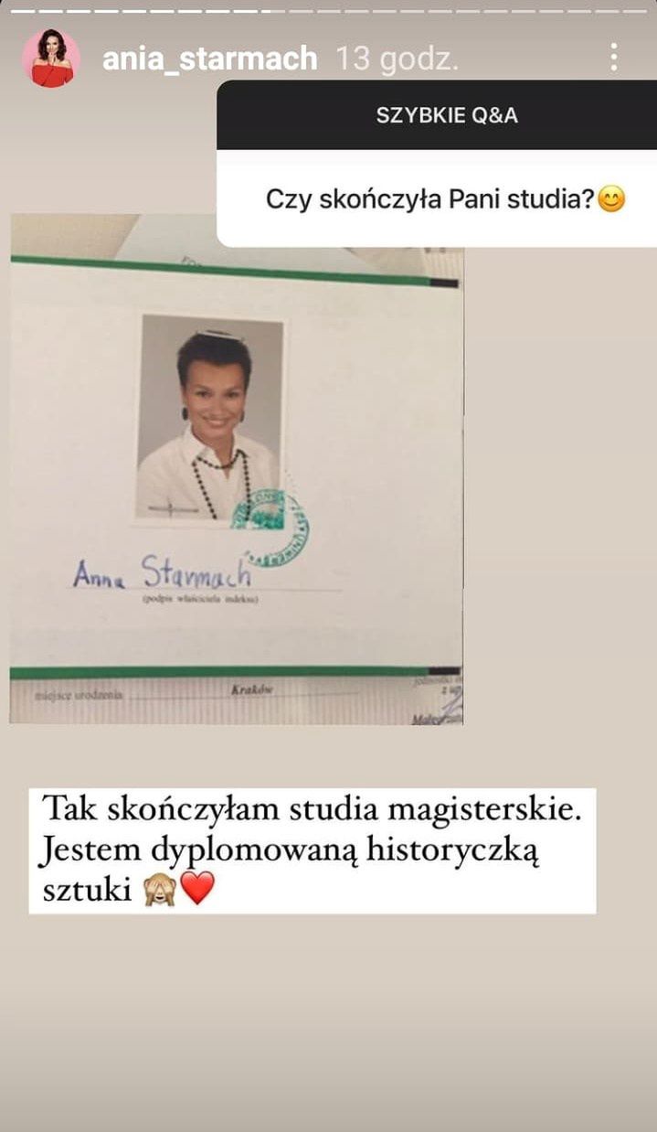 Ania Starmach pokazuje, jak wyglądała na studiach. Jej fryzura może zaskakiwać 