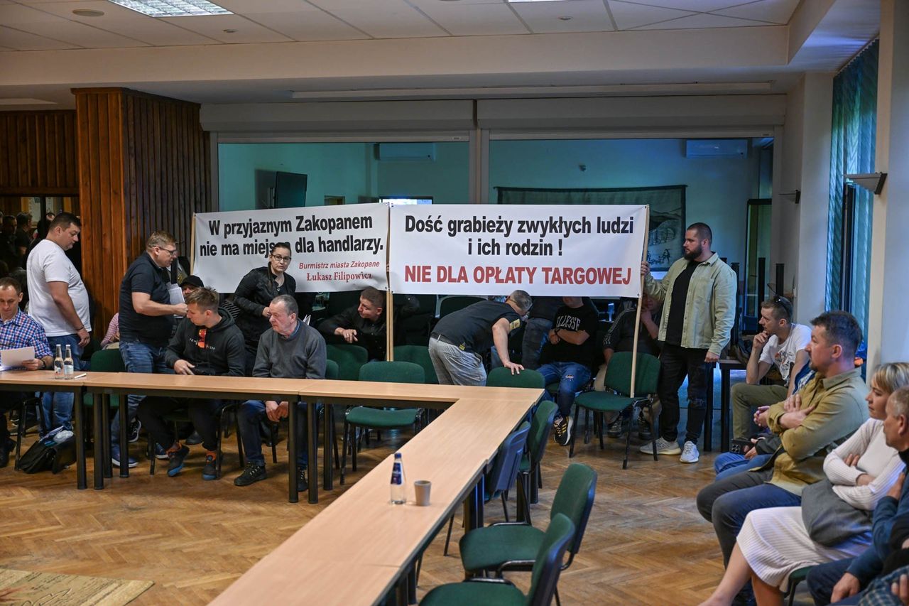 Kupcy kontra miasto Zakopane - Nie dla opłaty targowej. Kto jest “tłustym kotem”?