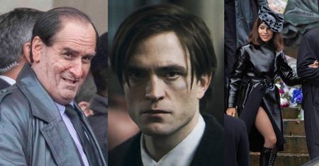 Wyciekły zdjęcia z planu nowego "Batmana"! Robert Pattinson, Zoe Kravitz i Colin Farrell jako żałobnicy (ZDJĘCIA)