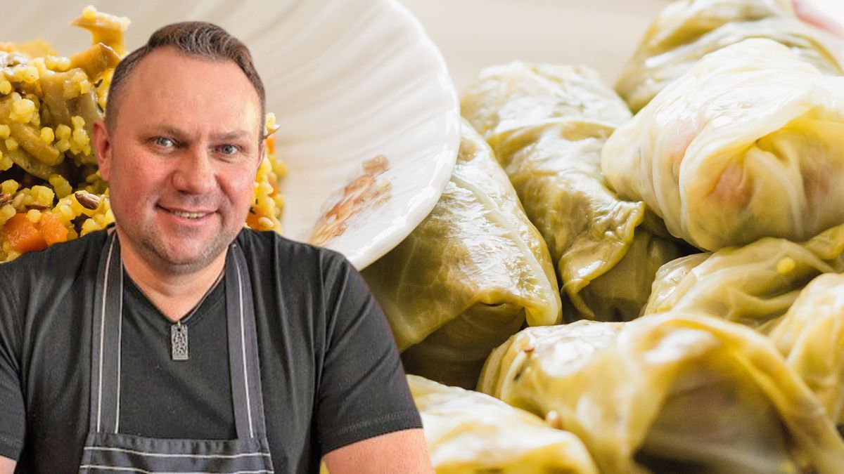 Strzelczyk gotuje gołąbki zgodnie z przepisem babci