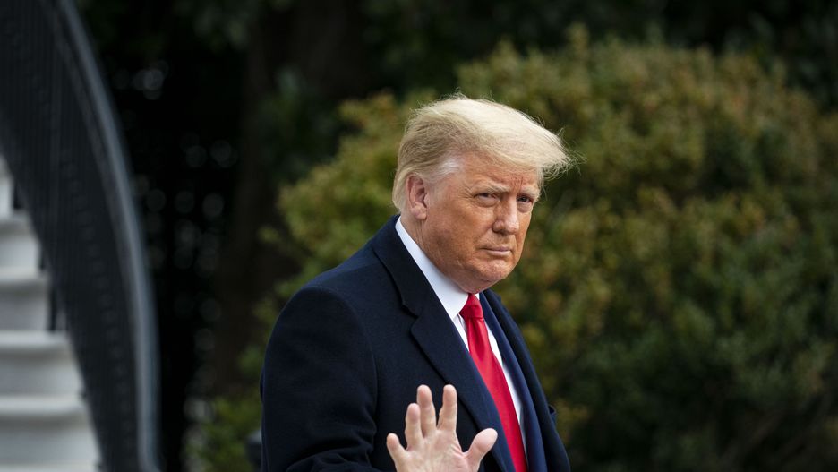 President Trump Departs The White House En Route To Army v Navy Football Game
WASHINGTON, DC - DECEMBER 12: U.S. President Donald Trump waves as he departs on the South Lawn of the White House, on December 12, 2020 in Washington, DC. Trump is traveling to the Army versus Navy Football Game at the United States Military Academy in West Point, NY. (Photo by Al Drago/Getty Images)
Al Drago
bestof, topix