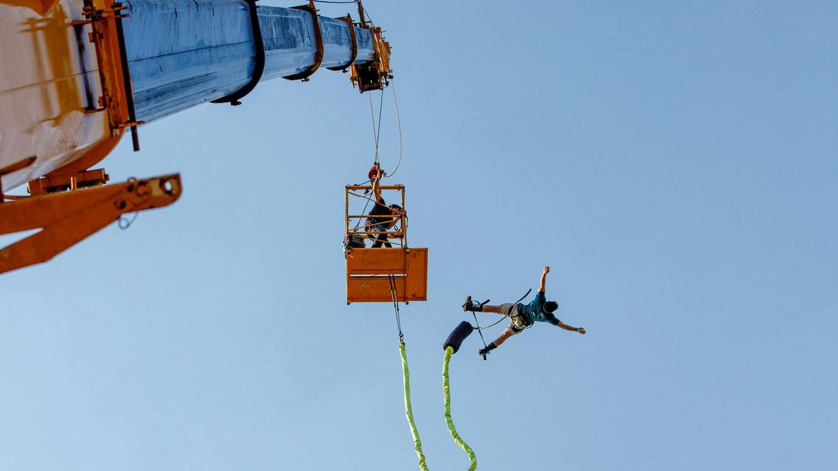 Lina zerwała się podczas skoku na bungee