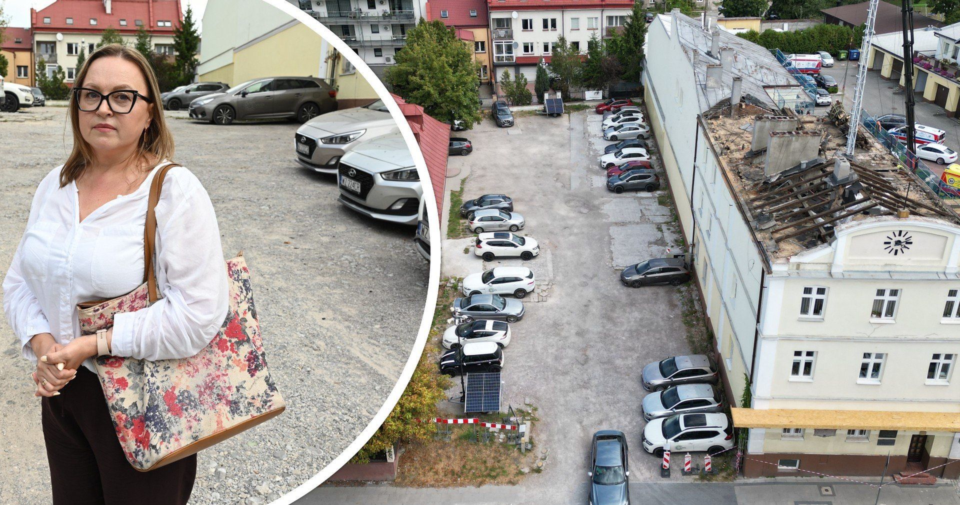 Prywatny parking przy Świętokrzyskim Centrum Ratownictwa Medycznego w Kielcach od czerwca zarządzany jest przez spółkę PCWO Energy. Na zdjęciu kielczanka, Katarzyna Bieniaszewska, która została ukarana za wjazd na teren bez zezwolenia kwotą 750 złotych.