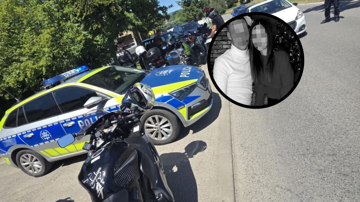 Kontrola policji po pogrzebie ofiar Tadeusza Dudy.