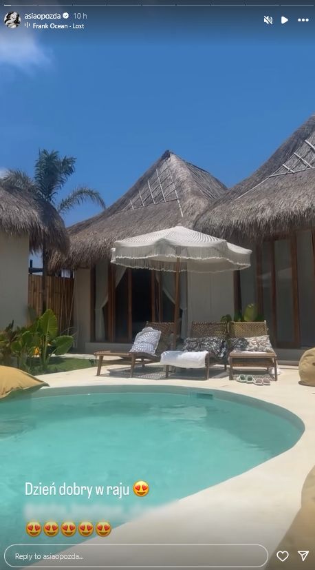 Joanna Opozda na Bali