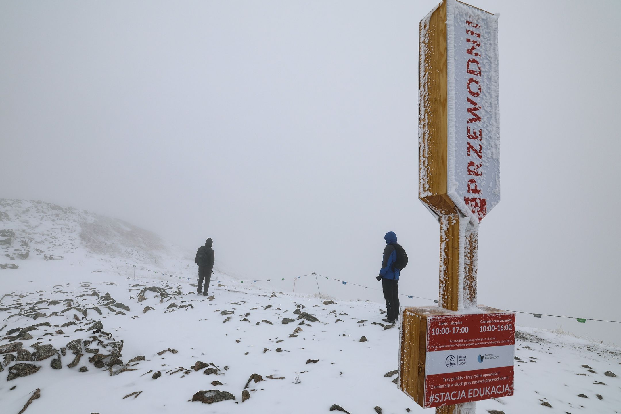 Śnieg na Kasprowym Wierchu