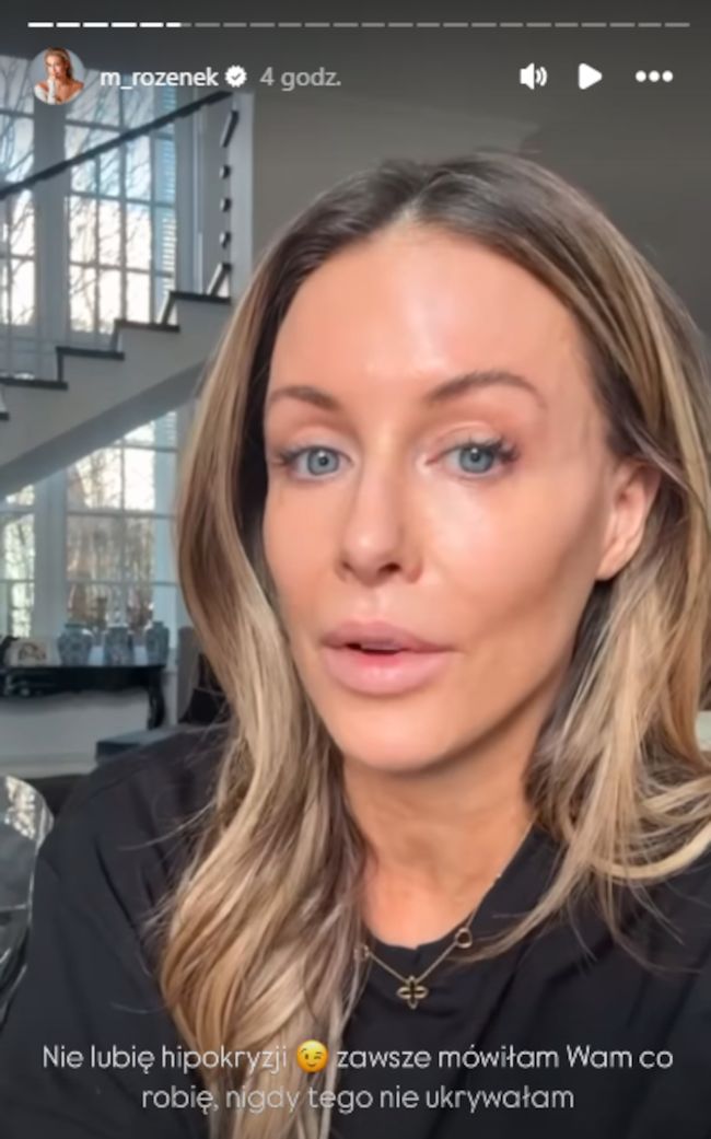 Małgorzata Rozenek odpowiada na uwagi internautów