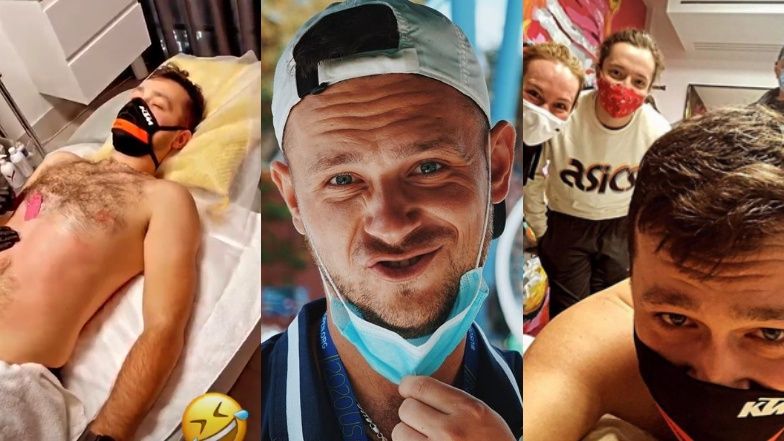 Trener Igi Świątek poddał się zabiegowi depilacji woskiem 