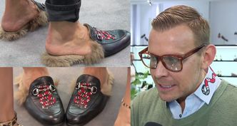 Woliński o "papciach" Gucci: "Wystaje mi futerko z butów zamiast słomy!"
