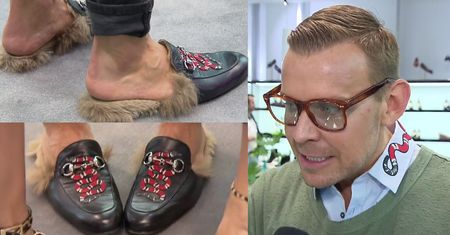 Woliński o "papciach" Gucci: "Wystaje mi futerko z butów zamiast słomy!"