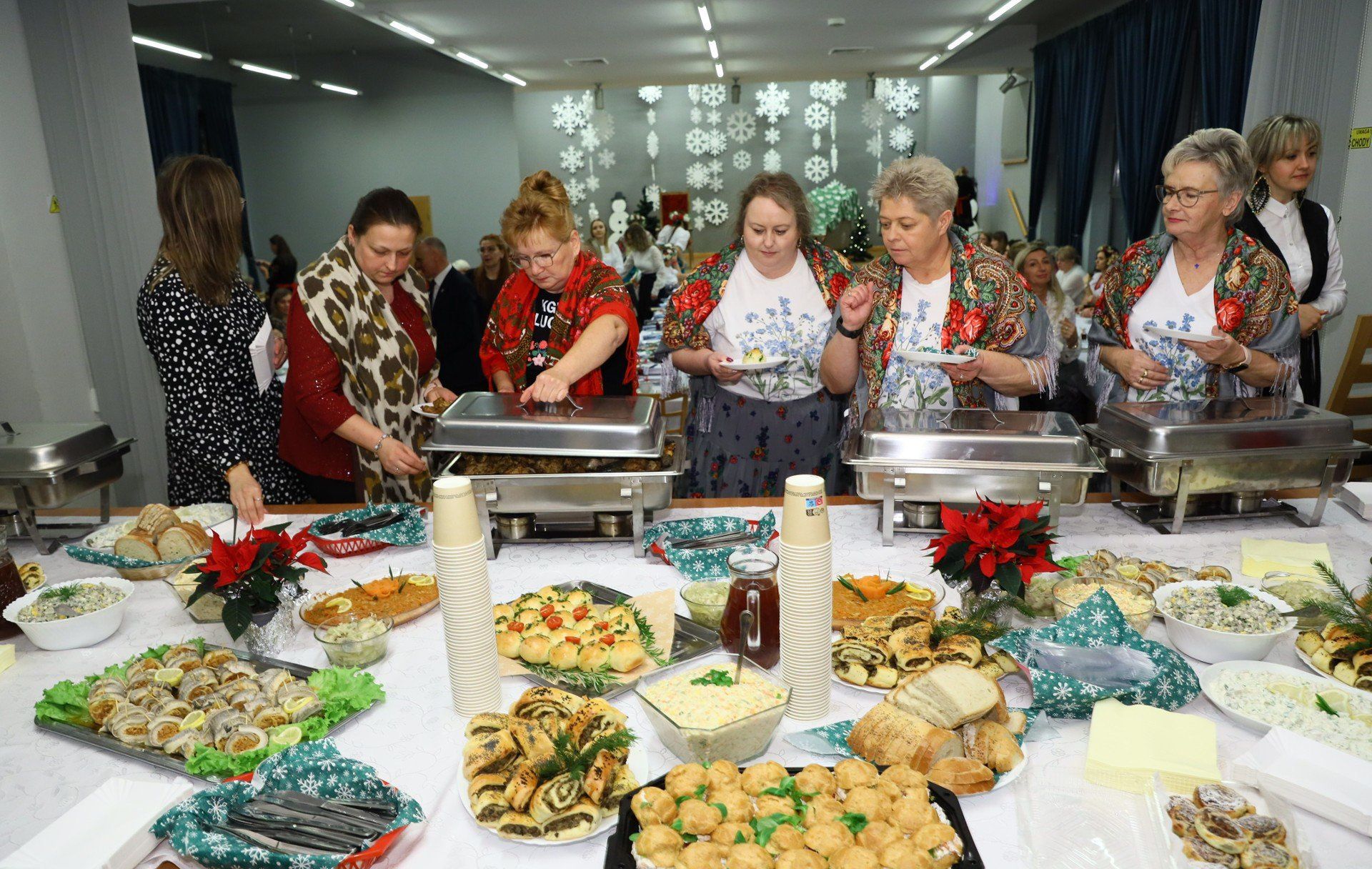Mikołajkowo - świąteczne spotkanie Kół Gospodyń Wiejskich w Domu Kultury Gminy Gorzkowice