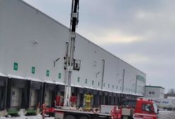 Żabia Wola. Pożar dachu hali z owocami. Nikomu nic się nie stało