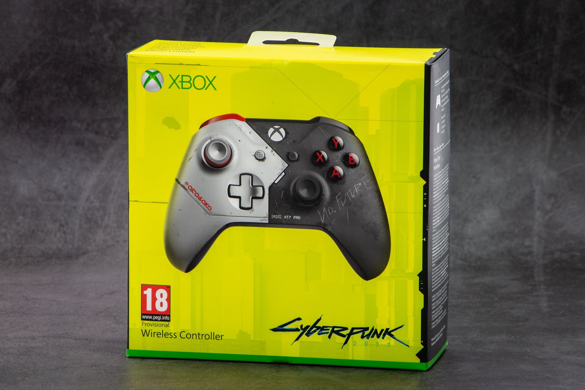 Xbox Wireless Controller Cyberpunk 2077 - pudełko