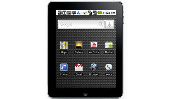 Androidowy tablet Google właściwie potwierdzony