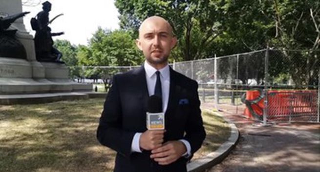 Marcin Fijołek prowadzącym "Graffiti" w Polsat News