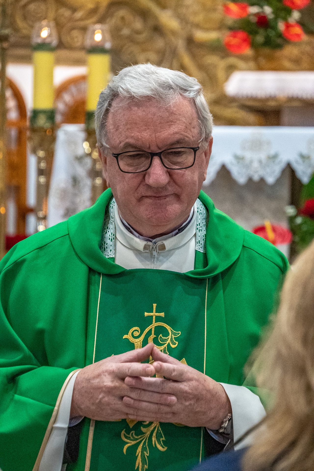 Msza św. dziękczynna ks. Stanisława Oracza w parafii w Pile
