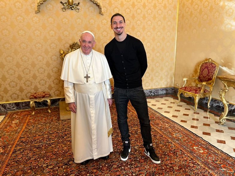 Zlatan Ibrahimović próbował rozbawić papieża. Wyciekły kulisy spotkania