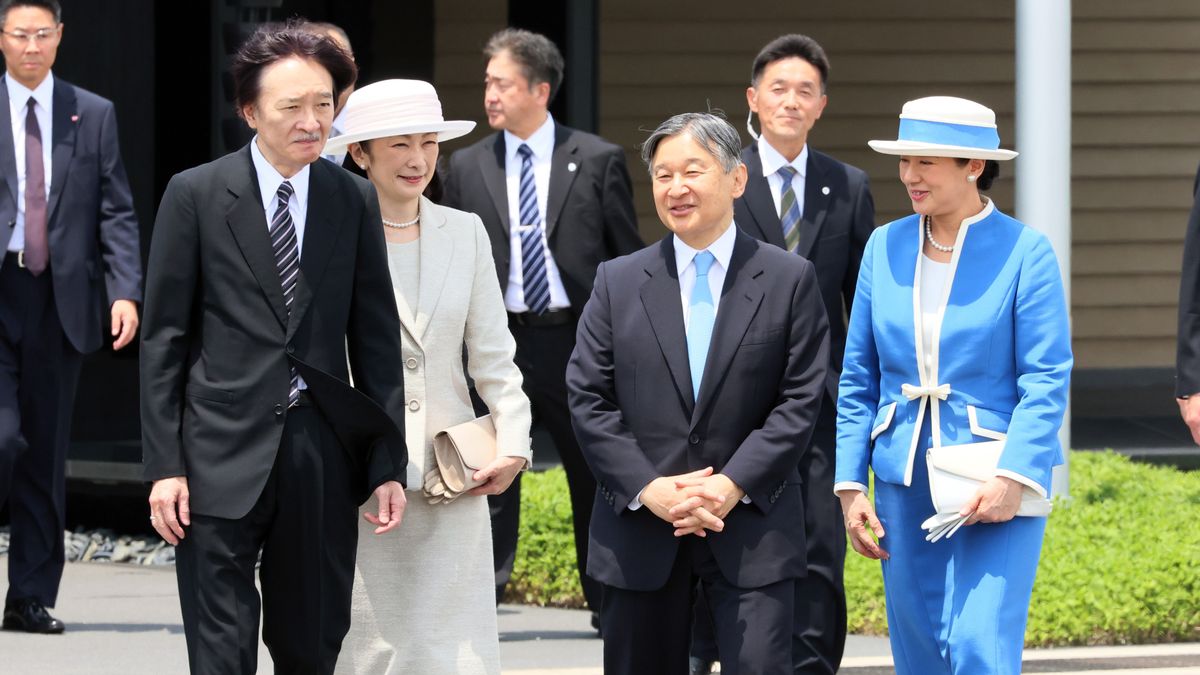 Japoński cesarz Naruhito i cesarzowa Masako, Akishino i Kiko