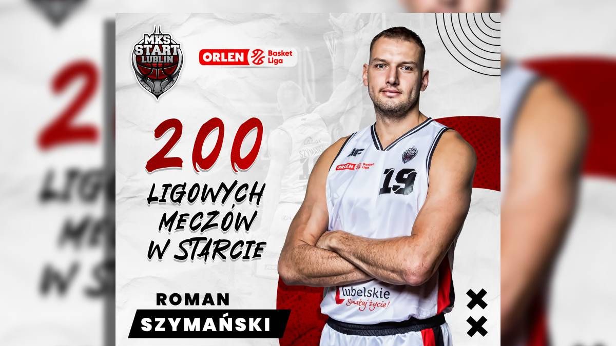 grafika ROMAN SZYMAŃSKI W STARCIE LUBLIN