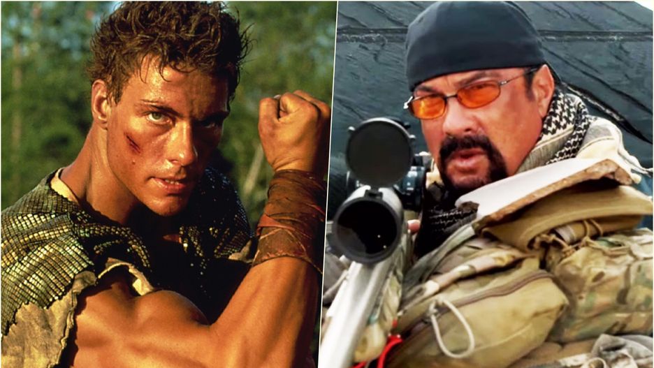 Bohaterowie kina akcji: Jean-Claude Van Damme i Steven Seagal