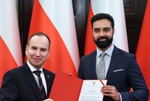 Minister Adam Andruszkiewicz i Paweł Svinarski, fot. KPRP