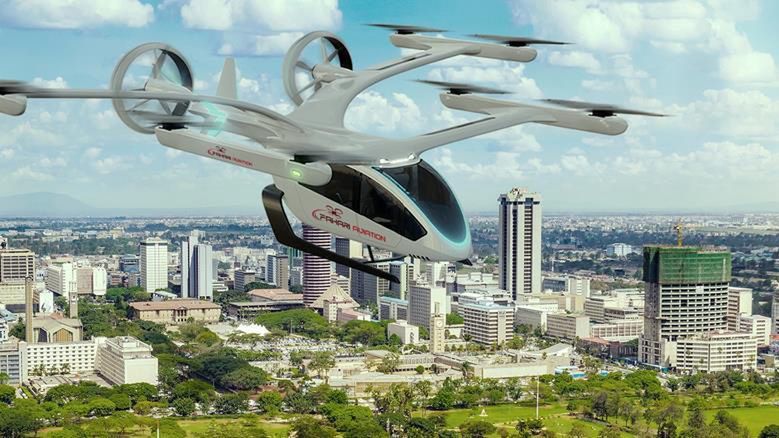 EVE is to carry four passengers and a pilot. The autonomous version is to accommodate six people.