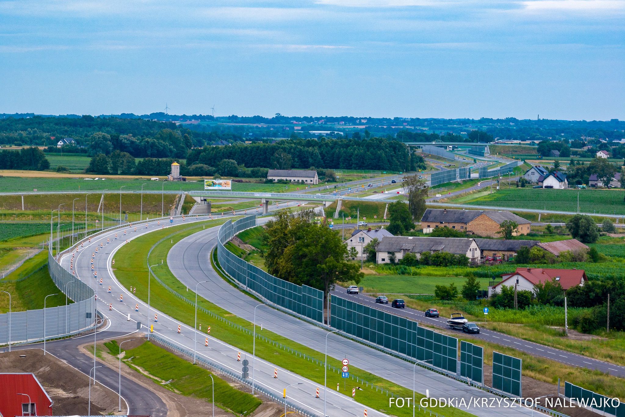Udostępniona druga jezdnia drogi ekspresowej S7 Pieńki-Płońsk