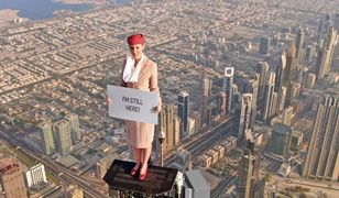 Emirates z kolejną wyjątkową reklamą. To nie fotomontaż