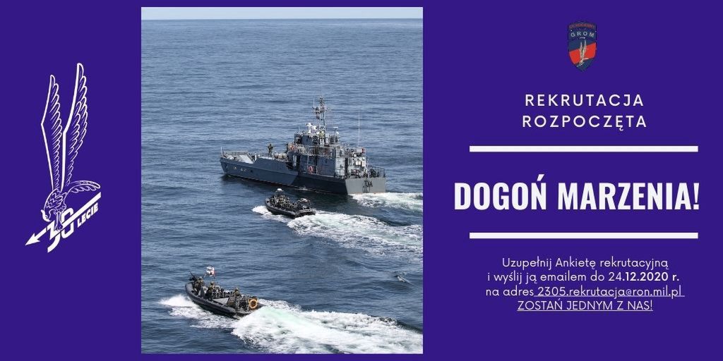 Nabór do GROM kończy się w czwartek, 24 grudnia. 