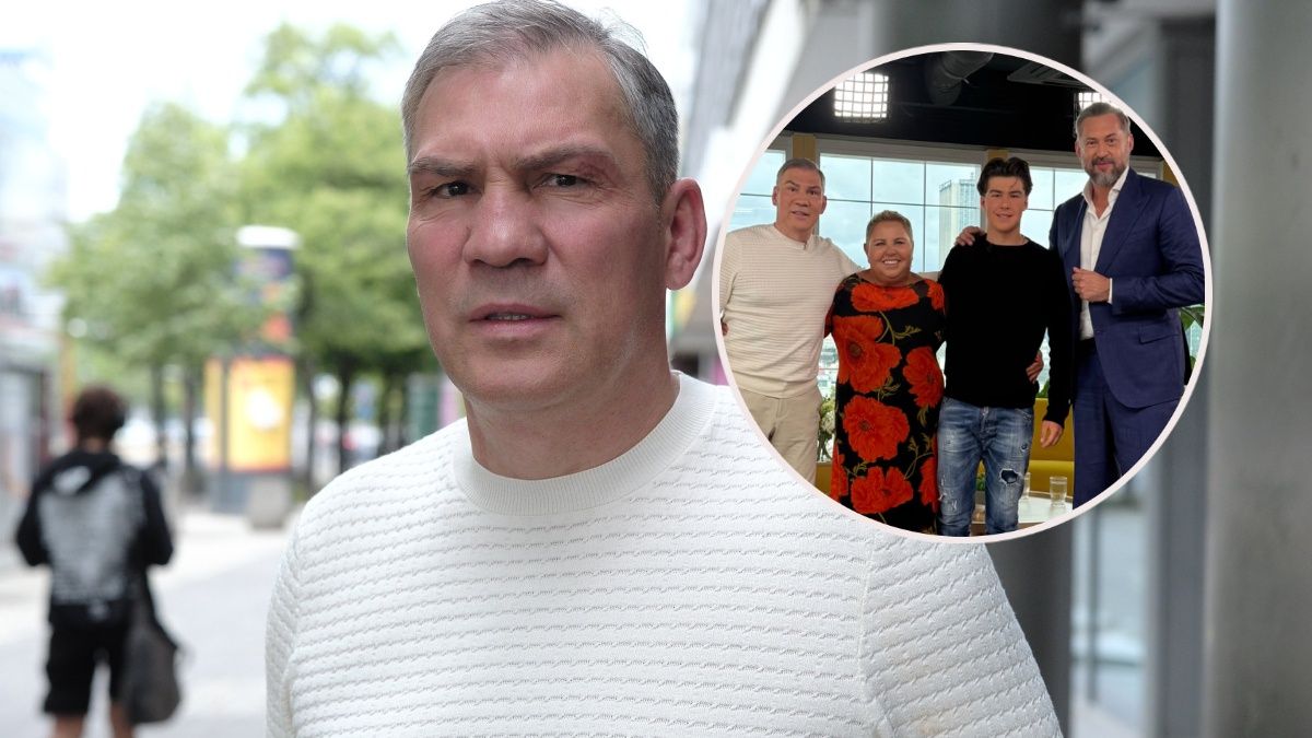 Dariusz Michalczewski, jego syn i prowadzący "DDTVN"