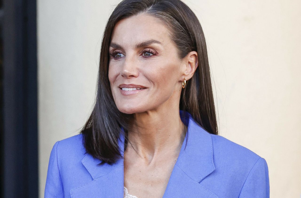 Queen Letizia sets new fashion trend with bold cut-out shirt