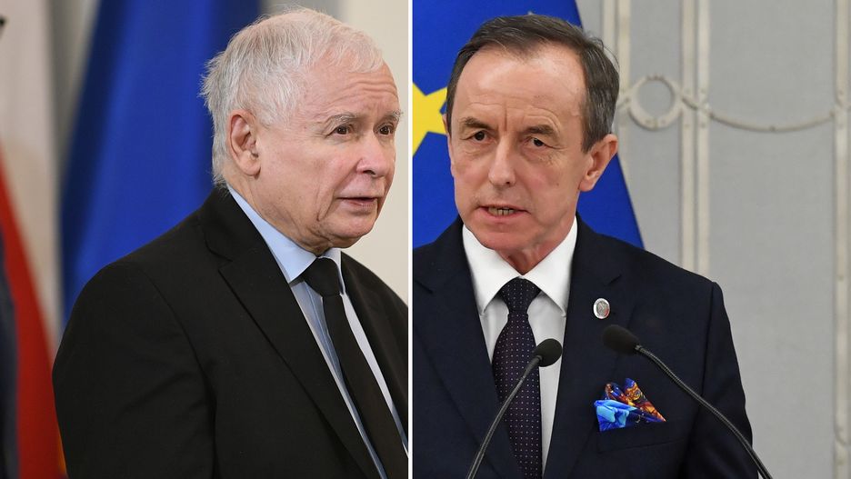 Jarosław Kaczyński i Tomasz Grodzki