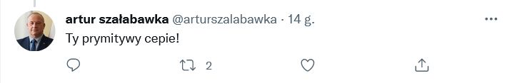 Artur Szałabawka na Twitterze