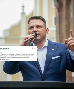 "Sługi narodu ukraińskiego". Mentzen atakuje PiS