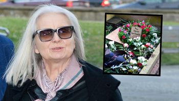 Nietypowy znicz na grobie Magdy Umer. Pożegnał ją tłum gwiazd