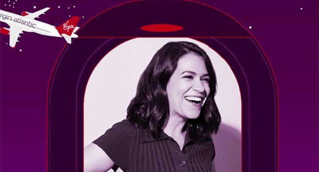 Virgin Atlantic komediowym show promuje wi-fi na pokładach swoich samolotów