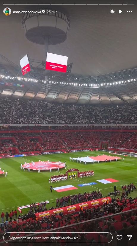 Anna Lewandowska na PGE Narodowym
