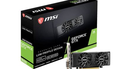 MSI prezentuje niskoprofilową kartę GeForce GTX 1650