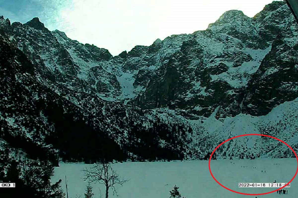 Tak teraz wygląda Morskie Oko. Wszystko uchwyciła kamera TOPR