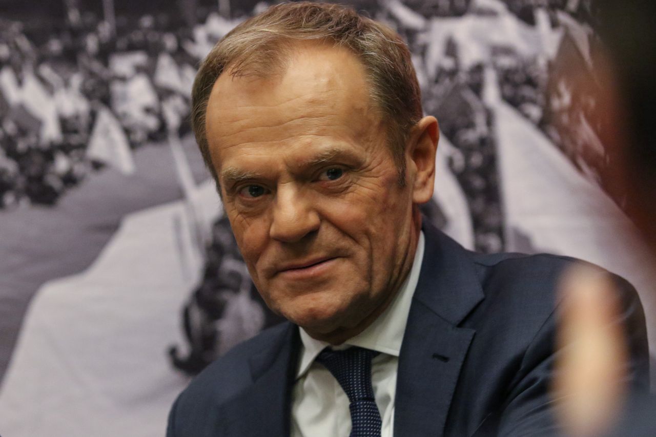 Wybory 2020. Donald Tusk z porannym dowcipem