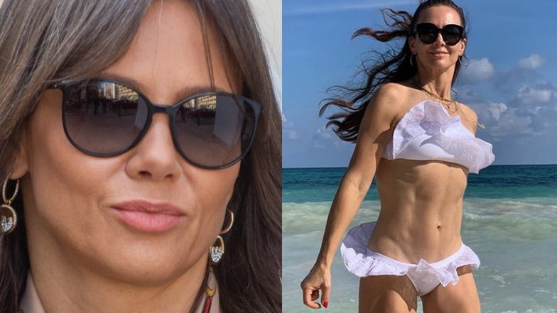 Kinga Rusin w kostiumie kąpielowym odpowiada na krytykę swojej figury